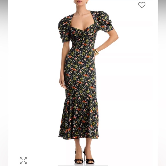 cinq a sept Dresses & Skirts - Cinq a Sept Windswept Meadow Dress Size 8 Black Multi